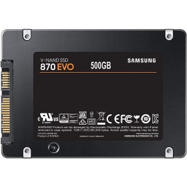 SAMSUNG 870 EVO 500GB 2.5 Inch SATA III Internal SSD (MZ-77E500B/AM)