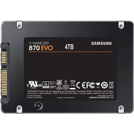 Samsung Electronics 870 EVO 4TB 2.5 Inch SATA III Internal SSD (MZ-77E4T0B/AM)