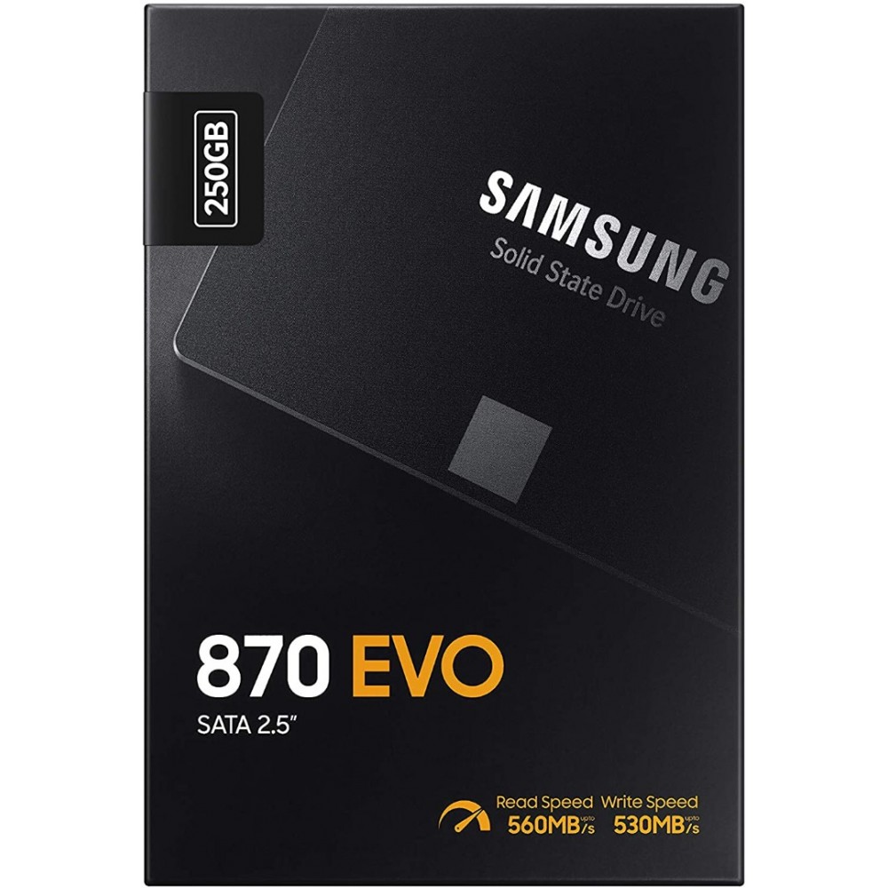 SAMSUNG 870 EVO 250GB 2.5 Inch SATA III Internal SSD (MZ-77E250B/AM)