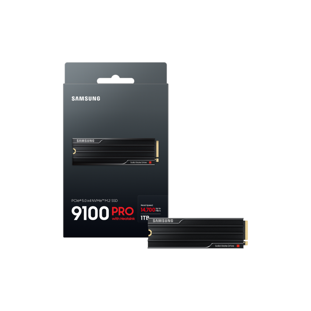 Samsung 9100 PRO Heatsink NVMe M.2 SSD, 1TB