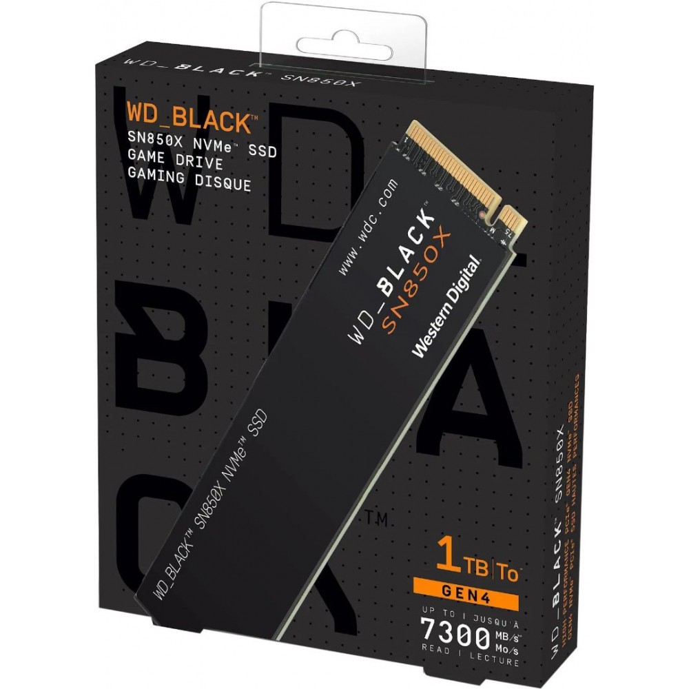 WD_BLACK SN850X NVMe™ SSD - 1TB, Without Heatsink