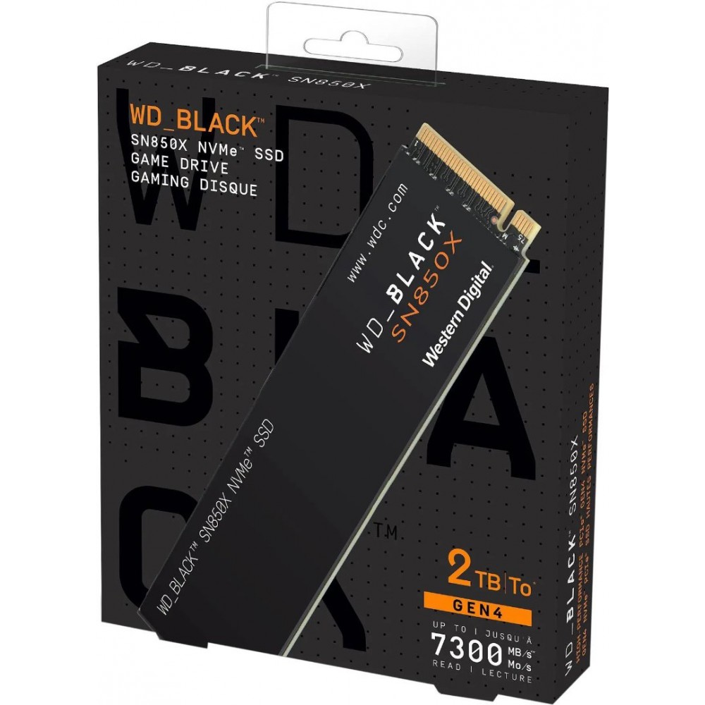WD_BLACK SN850X NVMe™ SSD - 2TB, Without Heatsink