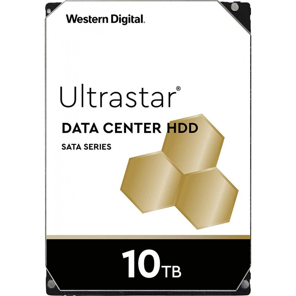 Western Digital 10TB Ultrastar DC HC510 SATA HDD - 7200 RPM Class, SATA 6 Gb/s, 256MB Cache, 3.5" - HUH721010ALE604