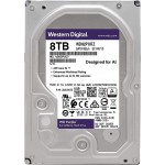 Western Digital WD Purple 8TB 3.5 SATA III Surveillance Hard Drive, 5400 RPM, 256MB Cache, CMR Technology, Up to 215 MB/s Transfer Rate, Supports Up to 64 HD Cameras, WD AllFrame Technology
