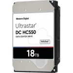 Western Digital Ultrastar DC HC550 18TB 3.5 SATA 6Gb/s Enterprise HDD, 7200 RPM, 512MB Cache, CMR, Energy-Assisted Magnetic Recording, Triple-Stage Actuator, HelioSeal Helium-Sealed, 269 MB/s Transfer, 2.5M Hours MTBF, 550TB/Year Workload
